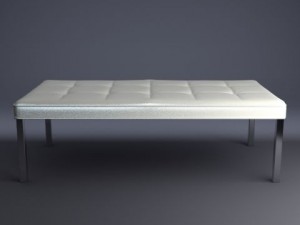 contemporary bench 3Dモデル