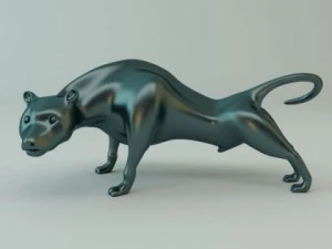 puma sculpture 3D Model