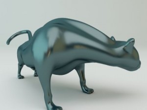 puma sculpture 3D Model