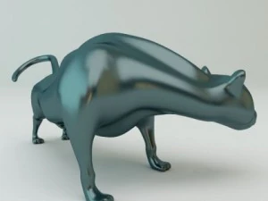puma sculpture 3D Model
