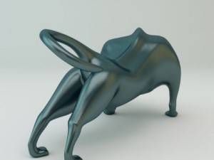 puma sculpture 3D Model