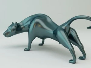 puma sculpture 3D Model