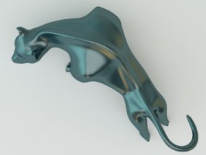 puma sculpture 3D Model