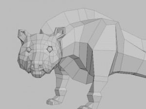 puma sculpture 3D Model
