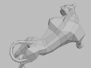 puma sculpture 3D Model
