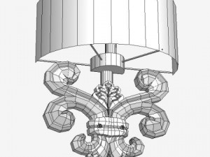 classical sconce light Modelo 3D