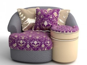 italian desiner armchair 3D Model