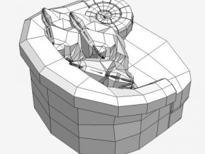 italian desiner armchair 3D Модель