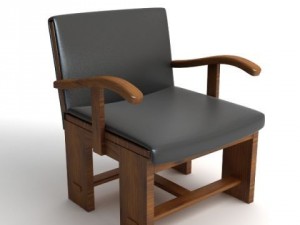 italian armchair 3Dモデル
