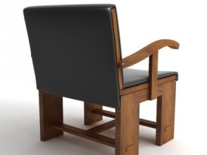 italian armchair Modello 3D
