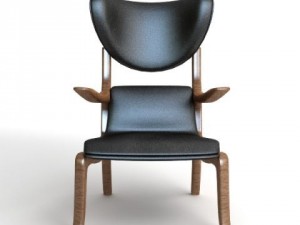 italian armchair 2 3D Model