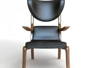 italian armchair 2 3D Model