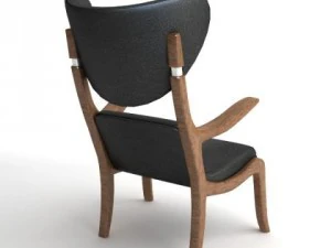 italian armchair 2 3D Model
