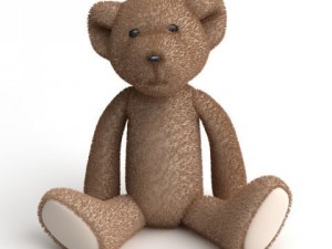stuffed toy teddy bear 3D Model