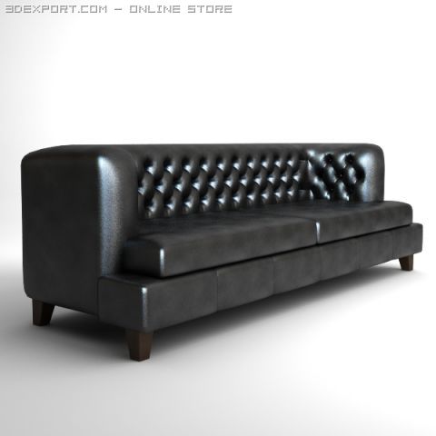 hall rodolfo dordoni sofa 2 3D in 3DExport
