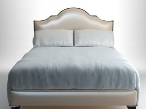 traditional style bed 3D Model