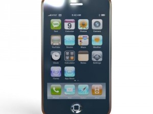 apple iphone 3g 3D-Modell