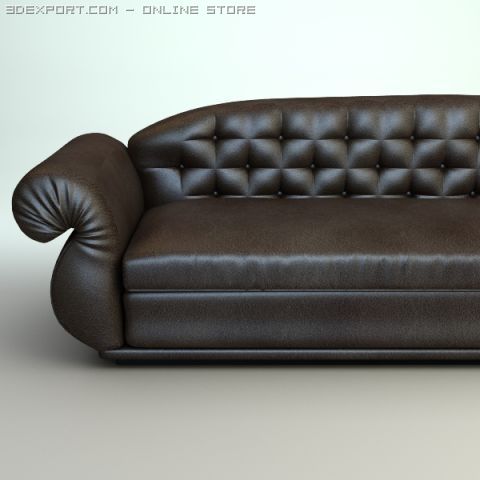 leather sofa 2 Modèle 3D .c4d .max .obj .3ds .fbx .stl .blend 