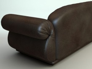 leather sofa 2 Modèle 3D