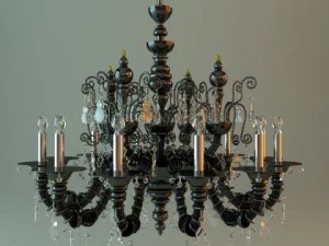 antique chandelier 3D Model