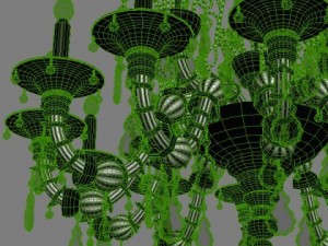 antique chandelier Modelo 3D