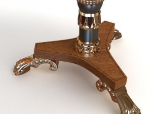 baroque antique table 3Dモデル