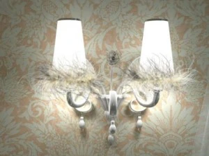 carlesso blanche sconce light 3D Model