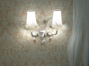 carlesso blanche sconce light Modello 3D