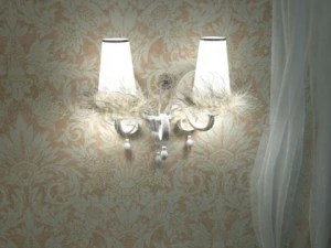 carlesso blanche sconce light 3D Model