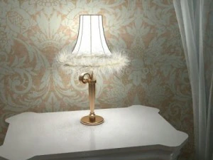 lampu meja carlesso blanche Model 3D