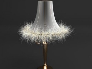 carlesso blanche table lamp 3D-Modell