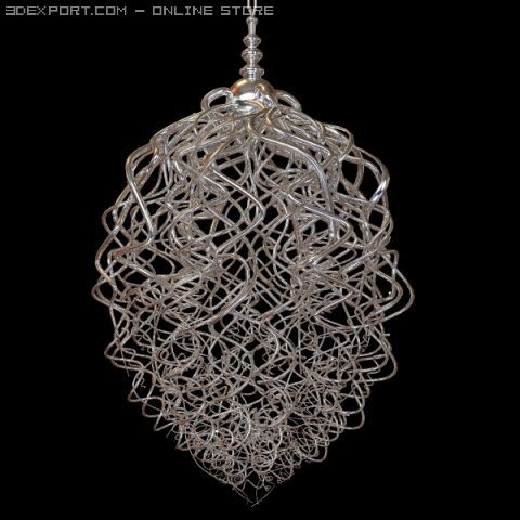 contemporary designer chandelier Modello 3D .c4d .max .obj .3ds .fbx .stl .blend 