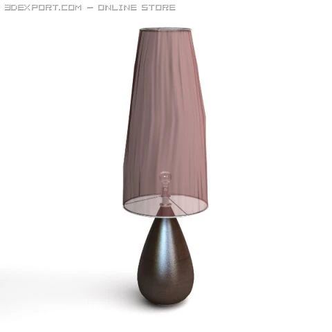 carlesso mush table lamp 3D Model .c4d .max .obj .3ds .fbx .stl .blend 