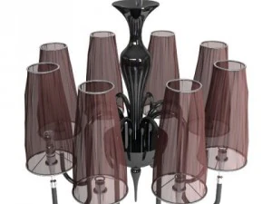 carlesso mush chandelier 3D Model