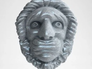 head bas relief sculpture 3D Model