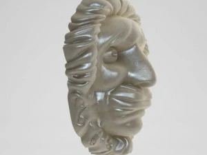 head bas relief sculpture 3D Model