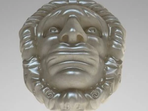 head bas relief sculpture 3D Model
