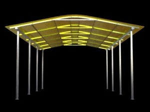 паркувальний навіс 3D Модель