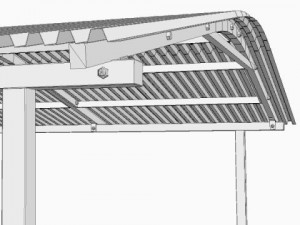 parking shelter Modelo 3D