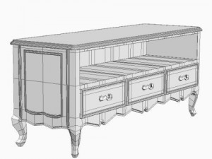 antique cabinet 3D Model