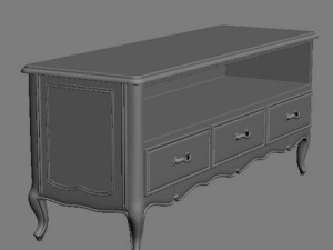antique cabinet 3D Model
