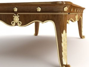 antique coffee table 3D Model