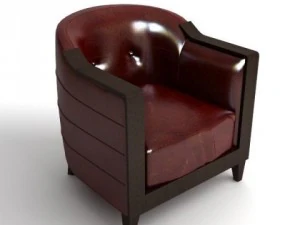 leather armchair 3D Model