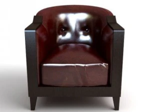 leather armchair 3D Model