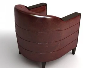 leather armchair 3D Model