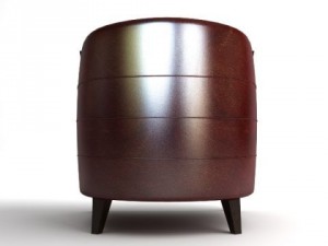 leather armchair Modèle 3D