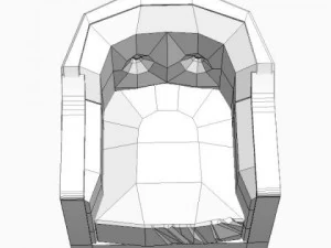 leather armchair 3D Model