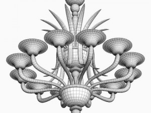 chandelier barovier toso 3D-Modell