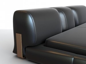 contemporary bed 3D Модель