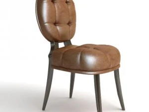 leather side chair 2 3D Model